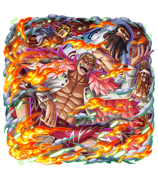 One Piece Treasure Cruise Artworks Doflamingo Trebol Diamante Pica